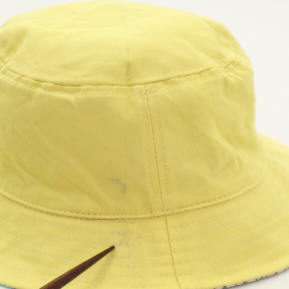 Zeds Dead Deadbeats Reversible Bucket Hat Yellow Retro Pattern OS
